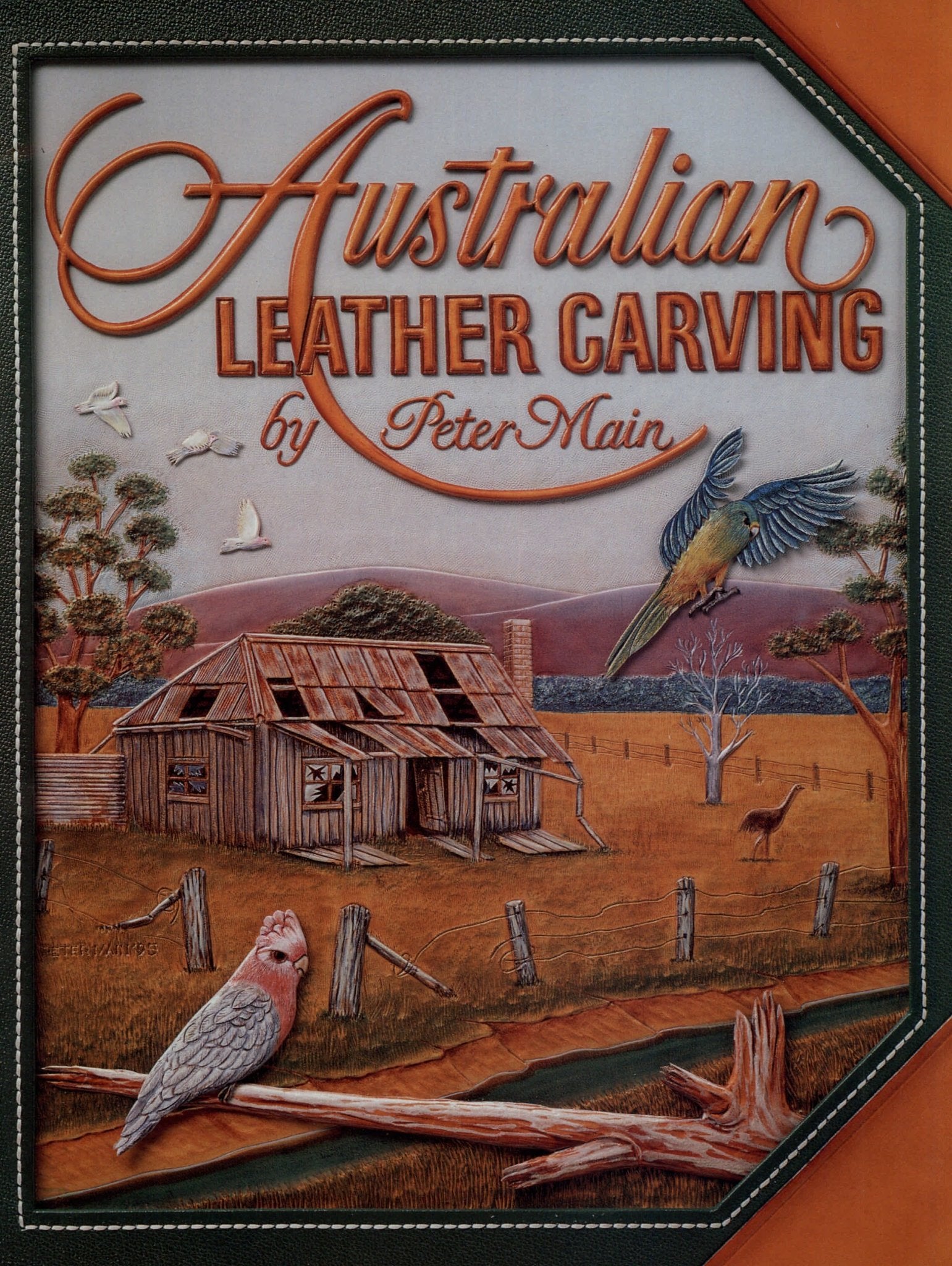 Australian Leather Carving Book by Peter Main - Learn Leathercraft
