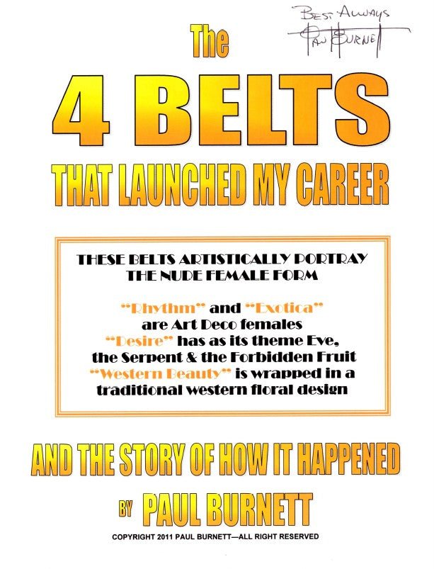 The 4 Belts That Launched My Career with Paul Burnett - Learn Leathercraft