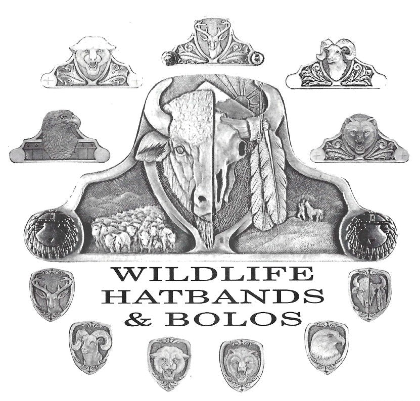 Wildlife Hatbands & Bolos Patterns by Paul Burnett - Learn Leathercraft